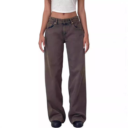 Street Wide Leg Denim Jeans