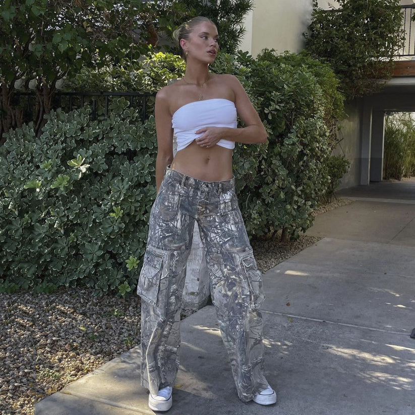Carli Camo Cargo Pants